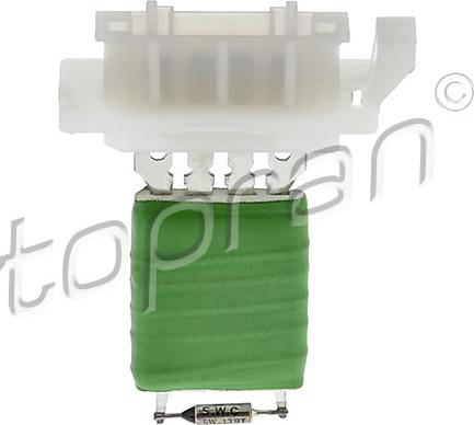 Topran 112 217 - Resistor, interior blower parts5.com