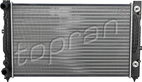 Topran 112 222 - Radiator, racire motor parts5.com