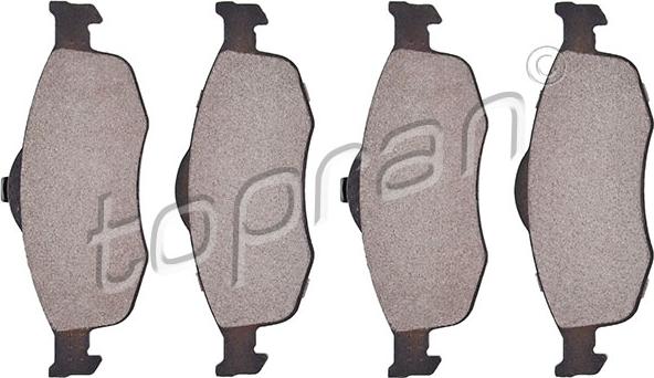 Topran 300 609 - Set placute frana,frana disc parts5.com