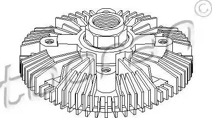 Topran 302 004 - Cupla, ventilator radiator parts5.com