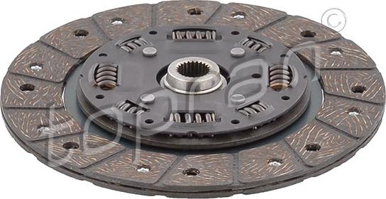 Topran 206 314 - Disc ambreiaj parts5.com