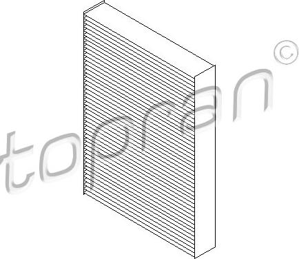 Topran 700 130 - Filter, vazduh unutrašnjeg prostora parts5.com