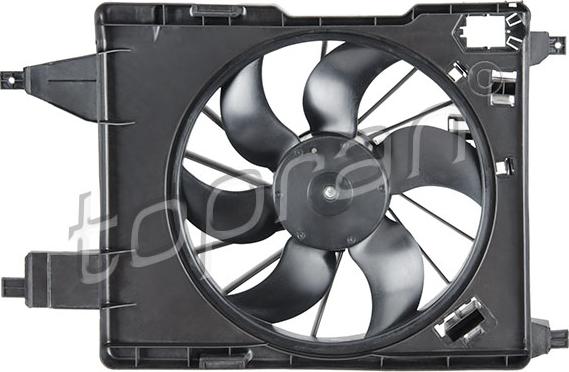 Topran 701 837 - Ventilador, refrigeración del motor parts5.com