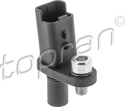 Topran 724 348 - Sensor, wheel speed parts5.com