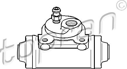 Topran 720 978 - Cylinderek hamulcowy parts5.com