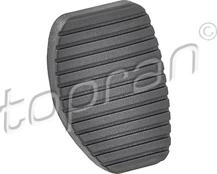 Topran 721 931 - Clutch Pedal Pad parts5.com