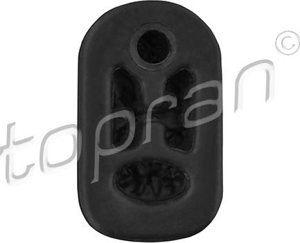 Topran 721 938 - Support, silencieux parts5.com