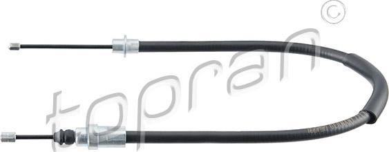 Topran 721 656 - Cablu, frana de parcare parts5.com