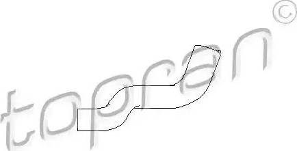 Topran 721 827 - Radiator Hose parts5.com