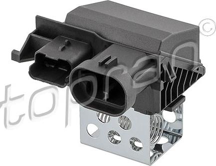 Topran 723 988 - Pre-resistor, electro motor radiator fan parts5.com