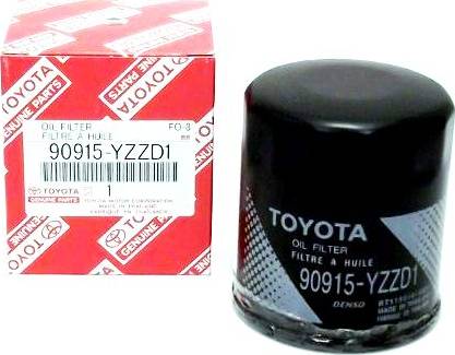 TOYOTA 90915YZZD1 - Filtru ulei parts5.com