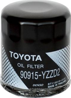 TOYOTA 90915-YZZD2 - Filtro de aceite parts5.com