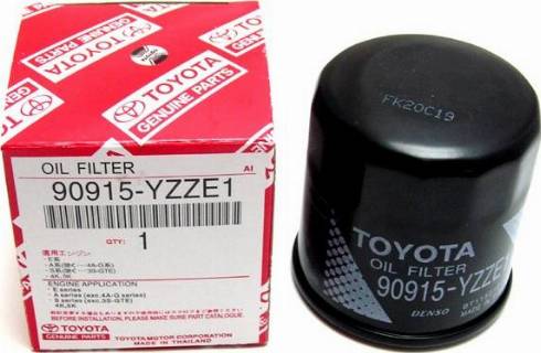 TOYOTA 90915YZZE1 - Φίλτρο λαδιού parts5.com