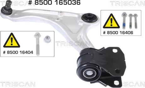 Triscan 8500 165036 - Track Control Arm parts5.com