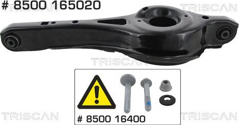 Triscan 8500 165020 - Barra oscilante, suspensión de ruedas parts5.com