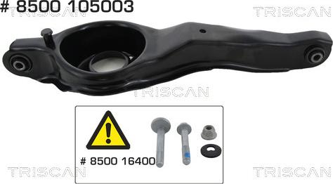 Triscan 8500 105003 - Barra oscilante, suspensión de ruedas parts5.com