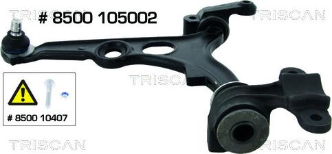 Triscan 8500 105002 - Barra oscilante, suspensión de ruedas parts5.com