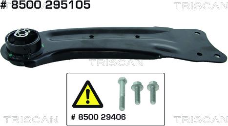 Triscan 8500 295105 - Barra oscilante, suspensión de ruedas parts5.com