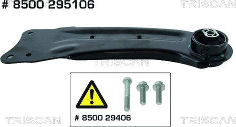 Triscan 8500 295106 - Barra oscilante, suspensión de ruedas parts5.com