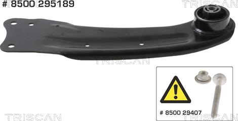 Triscan 8500 295189 - Barra oscilante, suspensión de ruedas parts5.com