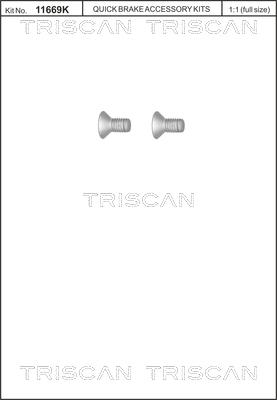 Triscan 8105 116010 - Schraubensatz, Bremsscheibe parts5.com