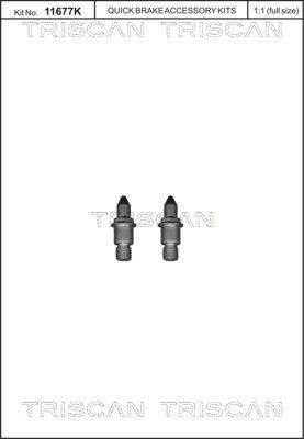 Triscan 8105 116018 - Screw Set, brake disc parts5.com