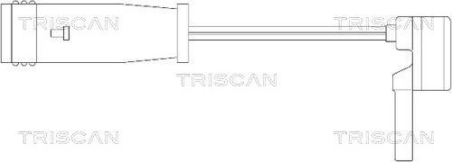 Triscan 8115 23005 - Senzor de avertizare,uzura placute de frana parts5.com