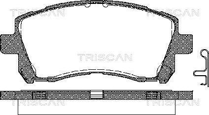 QUARO QP2020 - Set placute frana,frana disc parts5.com