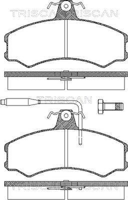 KRAFT AUTOMOTIVE 6003070 - Set placute frana,frana disc parts5.com