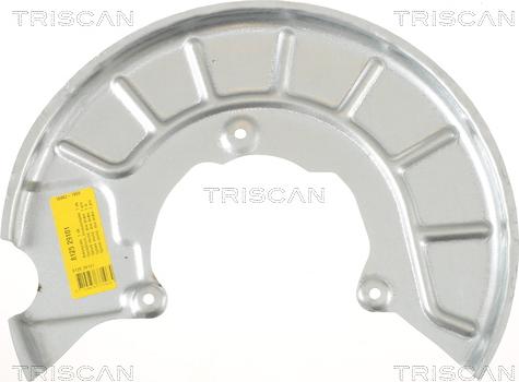 Triscan 8125 29101 - Zascitna plocevina (proti skropljenju), zavorni kolut parts5.com