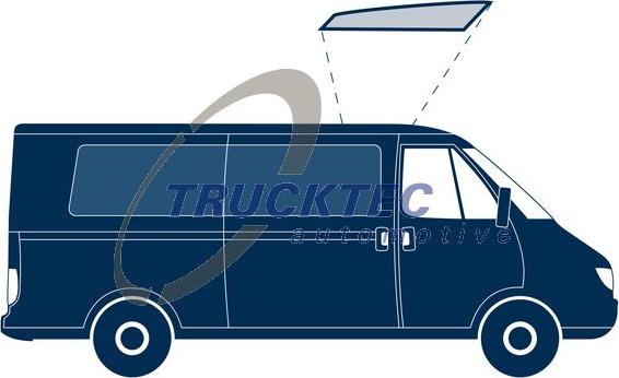 Trucktec Automotive 02.54.056 - Φλάντζα, συρόμενη οροφή parts5.com