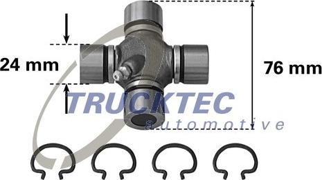 Trucktec Automotive 02.34.017 - Articulatie, cardan parts5.com