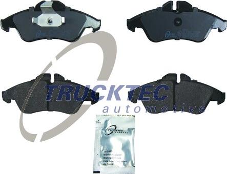 Trucktec Automotive 02.35.082 - Komplet zavornih oblog, ploscne (kolutne) zavore parts5.com