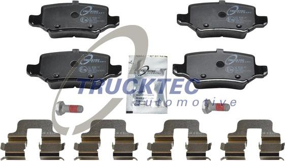 Trucktec Automotive 02.35.147 - Komplet zavornih oblog, ploscne (kolutne) zavore parts5.com