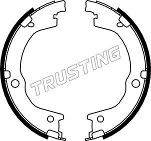 Trusting 049.165 - Set saboti frana, frana de mana parts5.com