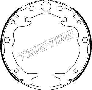 Trusting 044.023 - Set saboti frana, frana de mana parts5.com