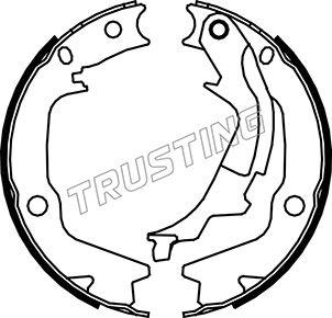 Trusting 046.222 - Set saboti frana, frana de mana parts5.com