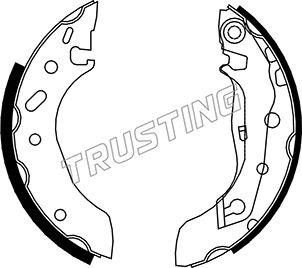 Trusting 040.141 - Brake Shoe Set parts5.com