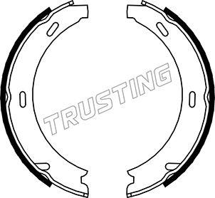 Trusting 052.117 - Juego de zapatas de frenos, freno de estacionamiento parts5.com