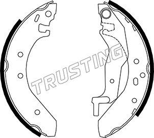 Trusting 007.017 - Brake Shoe Set parts5.com