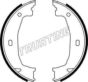 Trusting 019.028 - Set saboti frana, frana de mana parts5.com