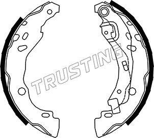 Trusting 088.234 - Brake Shoe Set parts5.com