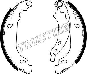 Trusting 088.231 - Комплект спирачна челюст parts5.com