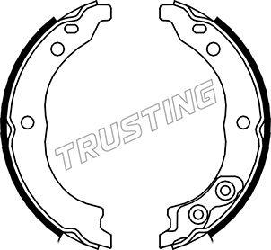 Trusting 034.113 - Set saboti frana, frana de mana parts5.com