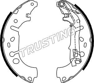 Trusting 034.117 - Brake Shoe Set parts5.com