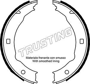 Trusting 079.193 - Brake Shoe Set, parking brake parts5.com