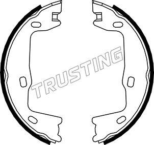 Trusting 073.159 - Set saboti frana, frana de mana parts5.com