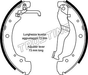 Trusting 124.285 - Set saboti frana parts5.com