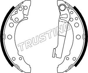 Trusting 124.280 - Garnitura zavorne celjusti parts5.com