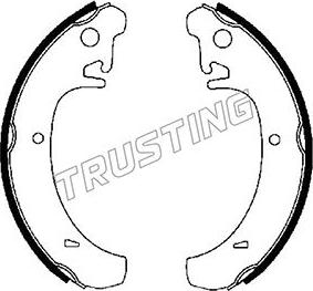 Trusting 122.004 - Set saboti frana parts5.com